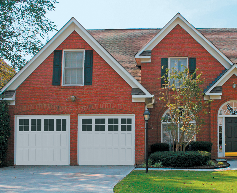 Creative Vinyl Garage Door Panels with Electrical Design