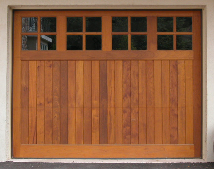 Custom door with 16 mullioned lites