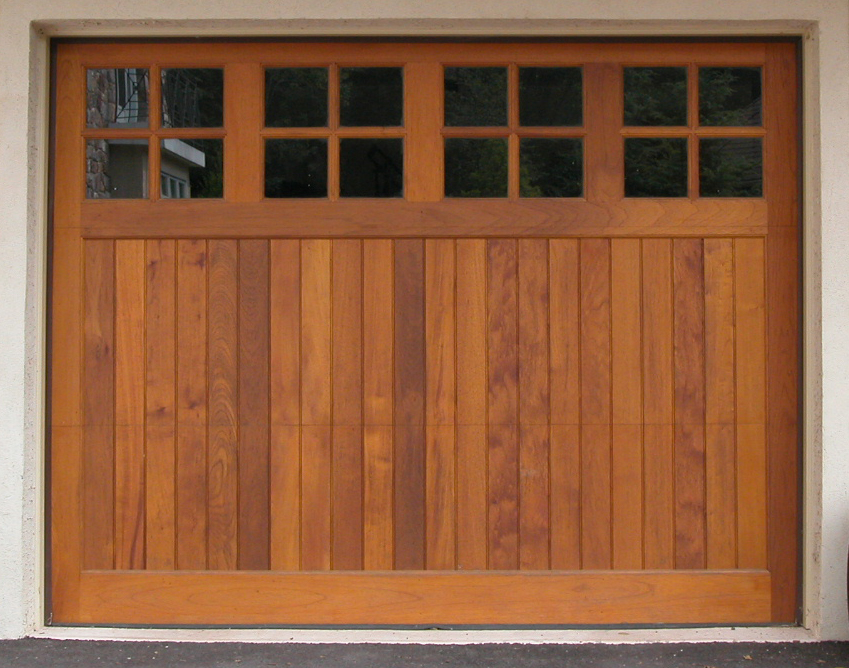 Custom door with 16 mullioned lites