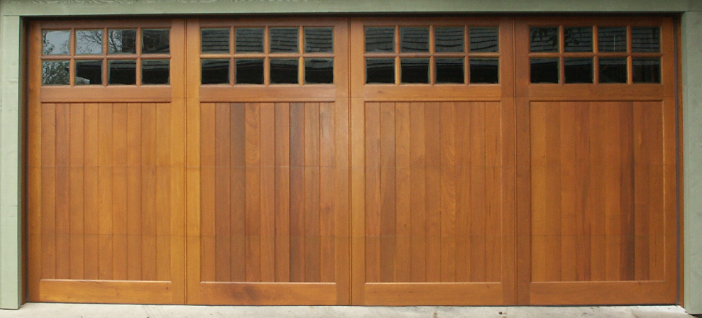Beautiful, stained wood door