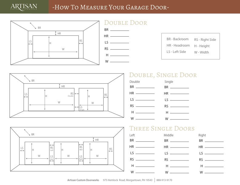 Measure Garage Doors
