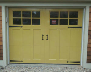painted garage door