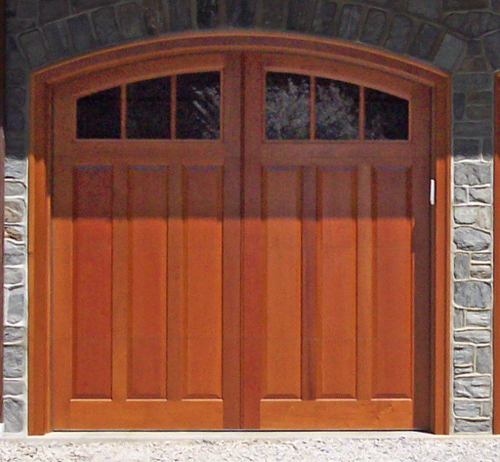 Swing style door with 6 lites