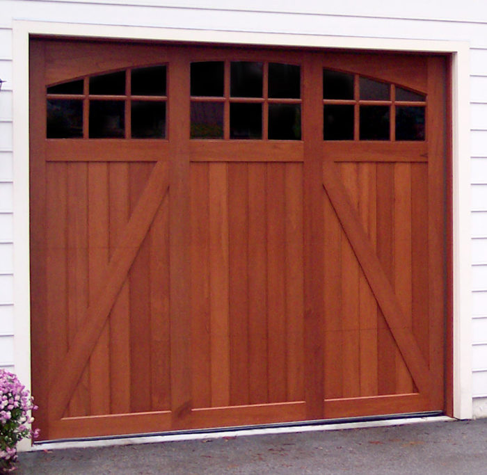 Trifold style, single door with 18 lites