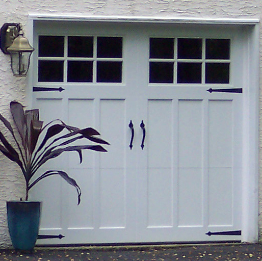Swing style door, square top with 12 lites