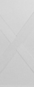 Close up of vinyl garage door material