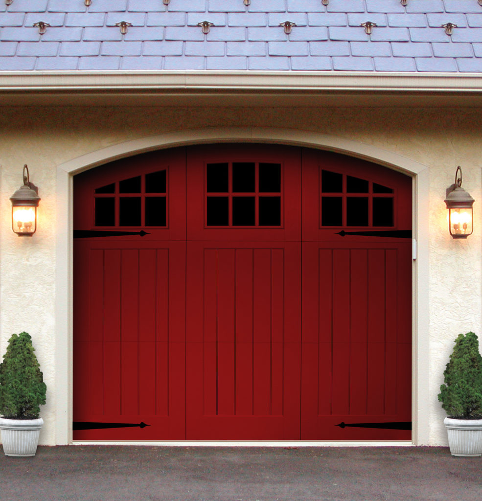 garage door color trend: Caliente