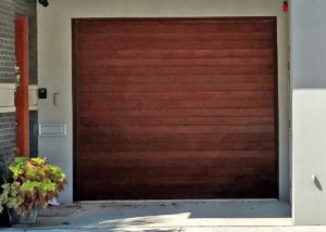 1 door all wood garage
