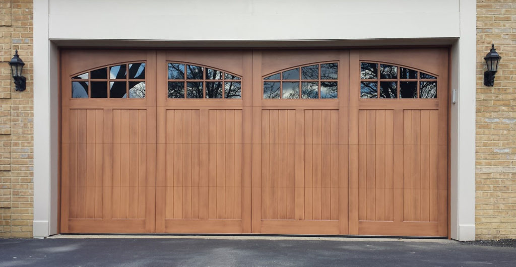 double custom garage doors