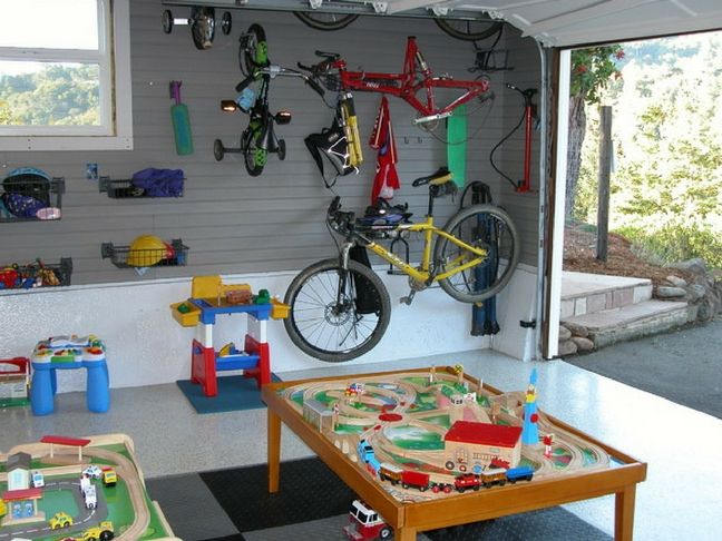 home garage kids playroom