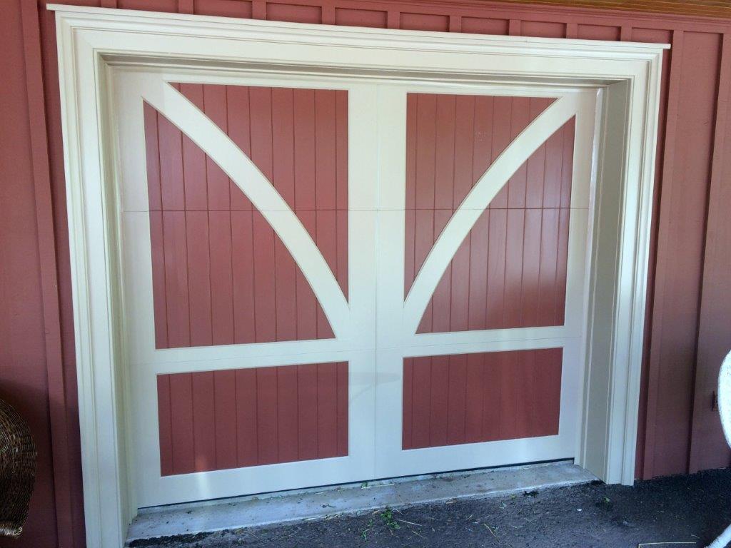 Red Benchmark Series Garage Door