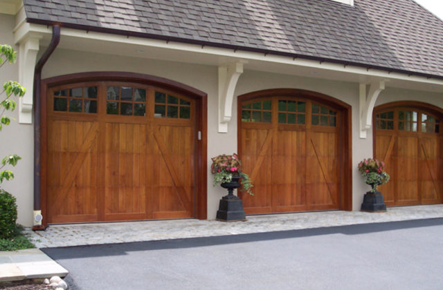 Beautiful Mahogany Garage Door, How Much Does A Carriage Garage Door Cost