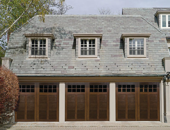 Brown Quartet Garage Door