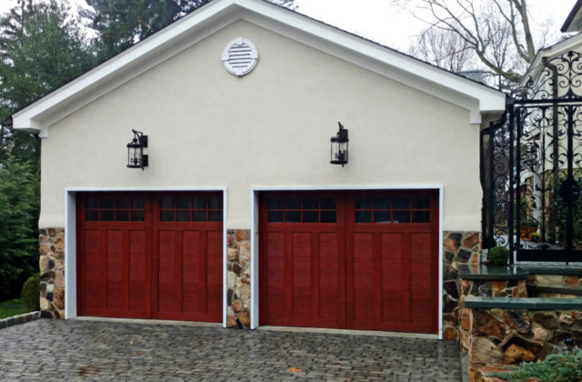 Brown Quartet Garage Door