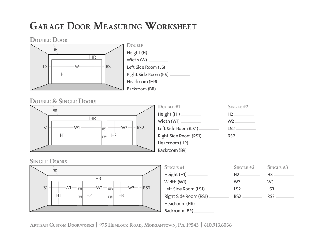 How To Measure Your Garage Door In 4 Easy Steps