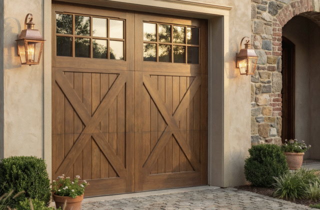 Timberlife accoya wood garage door