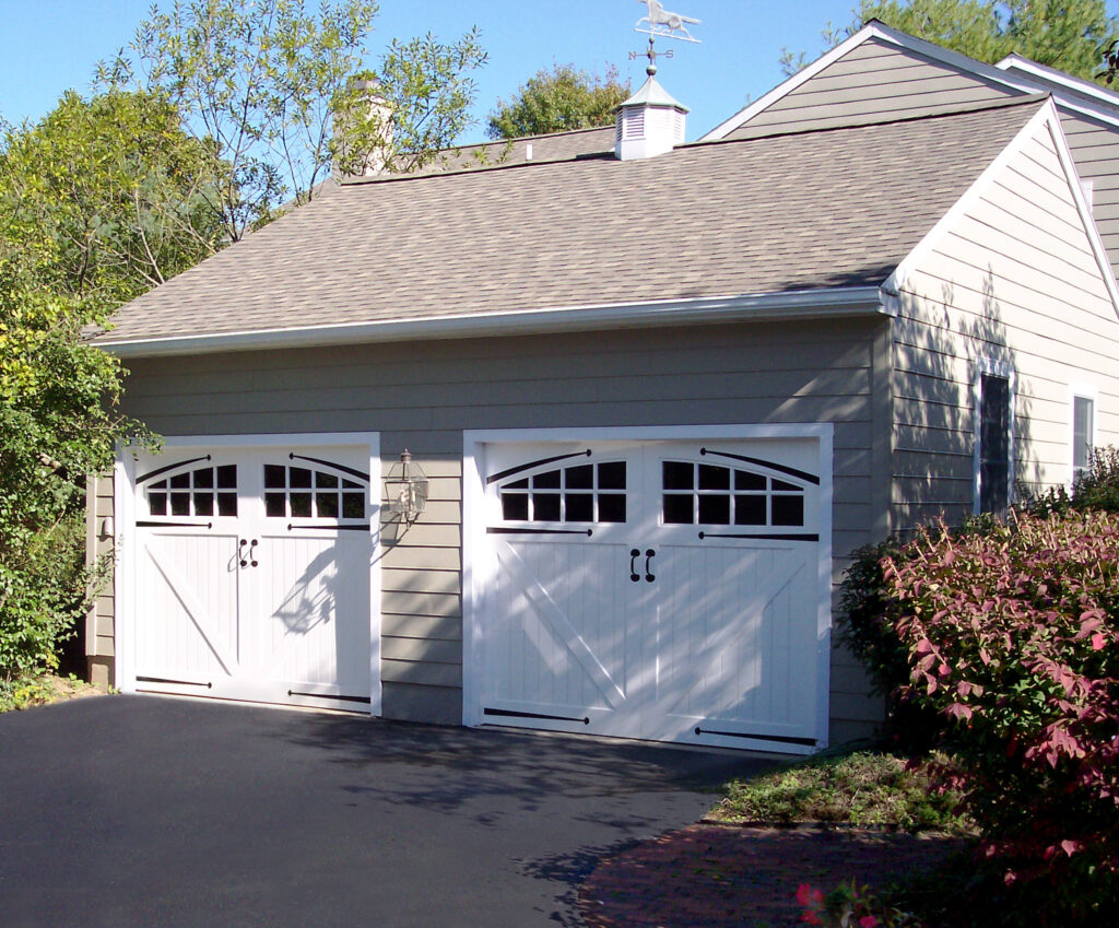 painted garage door