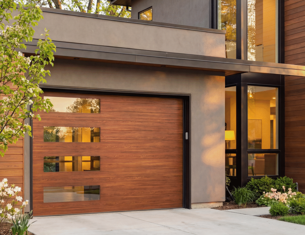 composite wood garage door